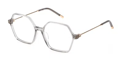 Furla Vfu636 Women's Glasses, Clear, Size 54 In Gray