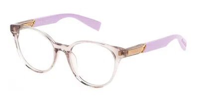 Furla Vfu667 Women's Glasses, Brown, Size 51 In Transparent