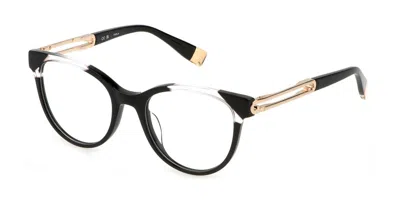 Furla Vfu672 Women's Glasses, Black, Size 51