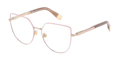 Furla Vfu673 Women's Glasses, Gold, Size 55