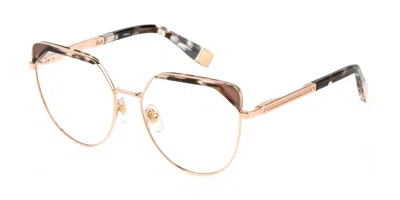 Furla Vfu673v Women's Glasses, Gold, Size 55