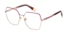 Furla Vfu674 Rectangular Metal Frame Eyeglasses In Gold