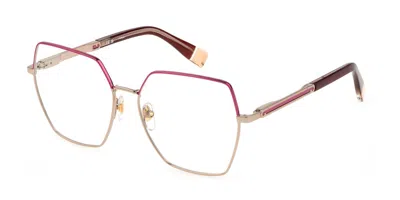 Furla Vfu674 Women's Glasses, Gold, Size 55