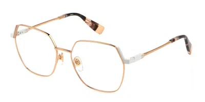 Furla Vfu675 Women's Glasses, Gold, Size 54