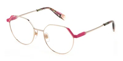 Furla Vfu676 Women's Glasses, Gold, Size 52