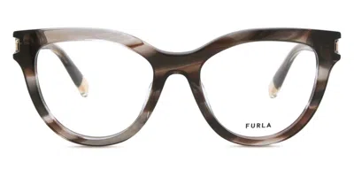Furla Vfu679v Women's Glasses, Grey, Size 51