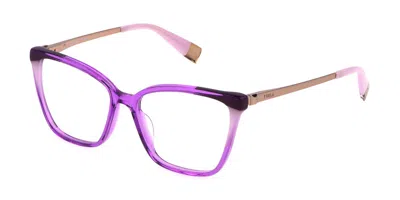 Furla Vfu723v Women's Glasses, Purple, Size 55