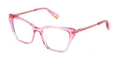 Furla Vfu724 09ah Women's Glasses Pink Size 53 - Free Lenses - Blue Light Block Available
