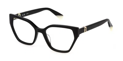 Furla Vfu761 Women's Glasses, Black, Size 54
