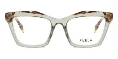 Furla Vfu767v Men's Glasses, Green, Size 51