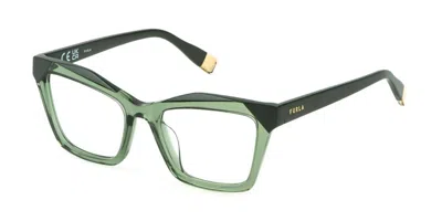 Furla Vfu767v Men's Glasses, Green, Size 51