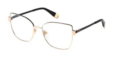 Furla Vfu769 Women's Glasses, Gold, Size 56