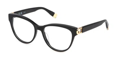 Furla Vfu827 Men's Glasses, Black, Size 54