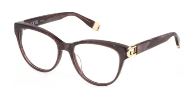 Furla Vfu827 Men's Glasses, Purple, Size 54
