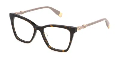 Furla Vfu833 0722 Occhiali Da Vista Tartarugatishell Per Uomo (solo Montatura) In Multi