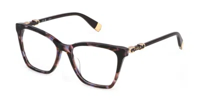 Furla Vfu833 Men's Glasses, Tortoiseshell, Size 54