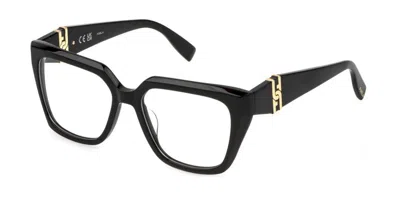 Furla Vfu866 0700 Occhiali Da Vista Neri Per Donna (solo Montatura) In Black