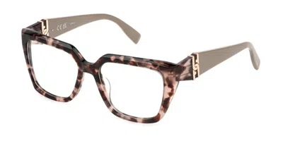 Furla Vfu866 0xap Occhiali Da Vista Marroni Per Donna (solo Montatura) In Multi