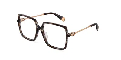 Furla Vfu872 07hi Men's Glasses Brown Size 55 - Free Lenses - Blue Light Block Available In Multi