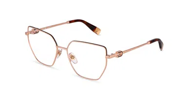 Furla Vfu873 02am Men's Glasses Gold Size 55 - Free Lenses - Blue Light Block Available