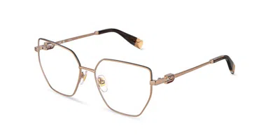 Furla Vfu873 0e59 Men's Glasses Gold Size 55 - Free Lenses - Blue Light Block Available