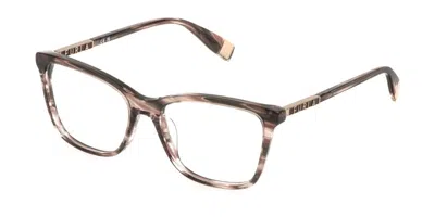Furla Vfu874 0vbl Men's Glasses Brown Size 53 - Free Lenses - Blue Light Block Available In White