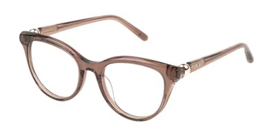 Furla Vfu877 0g73 Occhiali Da Vista Marroni Per Uomo (solo Montatura) In Brown