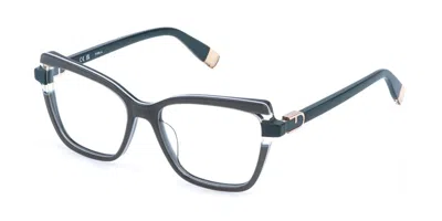 Furla Vfu994 0tah Women's Glasses Grey Size 54 - Free Lenses - Blue Light Block Available