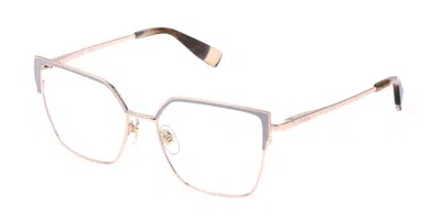 Furla Vfu996 08mz Occhiali Da Vista Grigi Per Donna (solo Montatura) In Transparent
