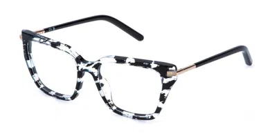 Furla Vfu999 01en Occhiali Da Vista Bianchi Per Donna (solo Montatura) In Black
