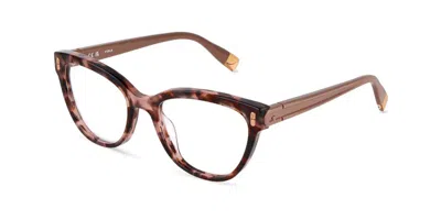Furla Vfua96 0xap Men's Glasses Brown Size 53 - Free Lenses - Blue Light Block Available In Multi