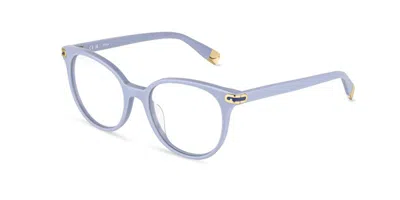 Furla Vfua97 09nq Men's Glasses Blue Size 51 - Free Lenses - Blue Light Block Available