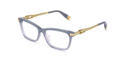 Furla Vfub02 0ack Men's Glasses Blue Size 54 - Free Lenses - Blue Light Block Available In Multi