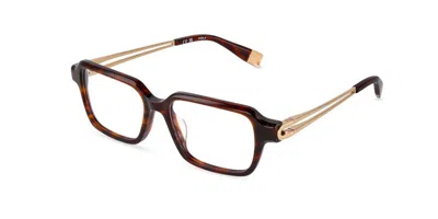 Furla Vfub04 0c10 Men's Glasses Tortoiseshell Size 52 - Free Lenses - Blue Light Block Available In Brown