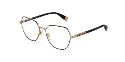 Furla Vfub06 0301 Men's Glasses Gold Size 54 - Free Lenses - Blue Light Block Available In Multi