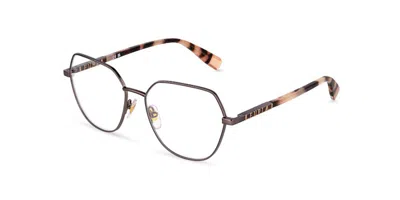 Furla Vfub06 08g7 Men's Glasses Brown Size 54 - Free Lenses - Blue Light Block Available In Multi