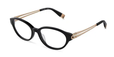 Furla Vfub31 700y Men's Glasses Black Size 53 - Free Lenses - Blue Light Block Available In Multi