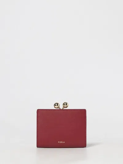 FURLA WALLET FURLA WOMAN COLOR CHERRY,434432244
