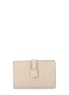 Furla Double-folded Wallet In Beige