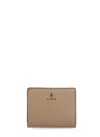 Furla Camelia Leather Wallet In Brown