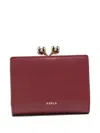 Furla Dots Small Compact Wallet In Red