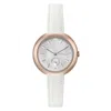 Furla White Leather Watch