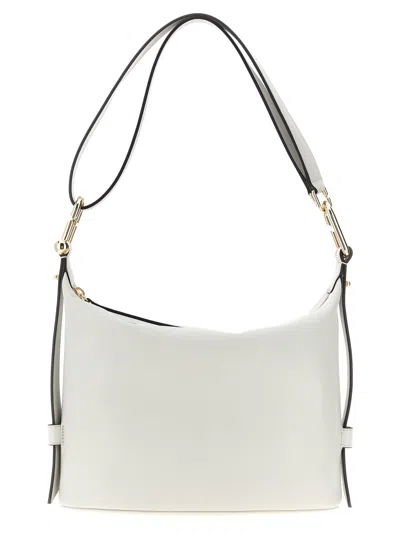 Furla White Nuvola Medium Shoulder Bag