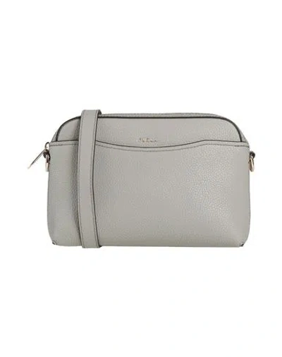 Furla Woman Cross-body Bag Grey Size - Leather In Gray
