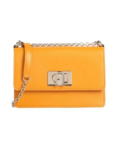 Furla Woman Cross-body Bag Mandarin Size - Leather