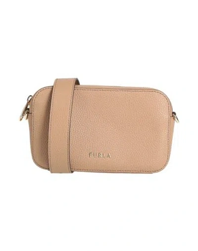 Furla Woman Cross-body Bag Light Brown Size - Leather