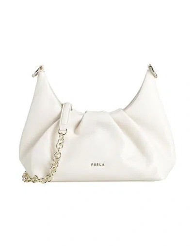 Furla Woman Cross-body Bag Off White Size - Leather