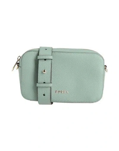 Furla Woman Cross-body Bag Sage Green Size - Leather