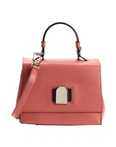 Furla Woman Handbag Brick Red Size - Calfskin