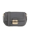 Furla Woman Handbag Charcoal Size - Leather In Gray